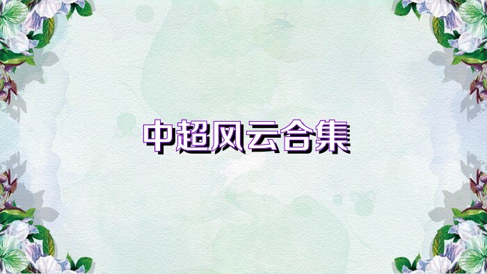 中超风云合集