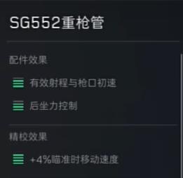 《三角洲行动》SG552配件推荐攻略7