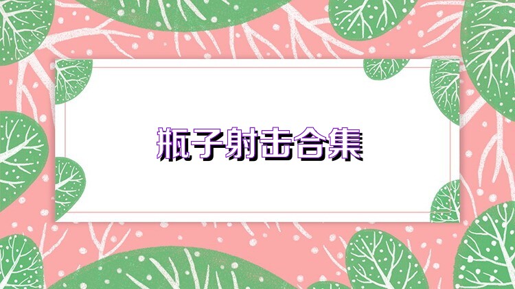 瓶子射击合集