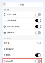 foodie美食相机如何去除水印