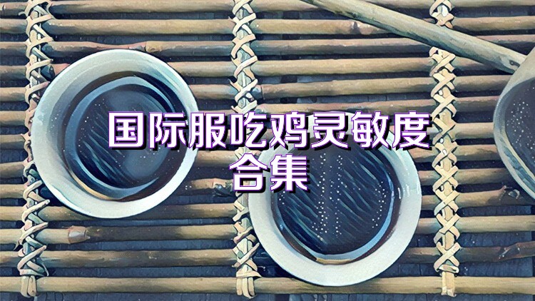 国际服吃鸡灵敏度合集