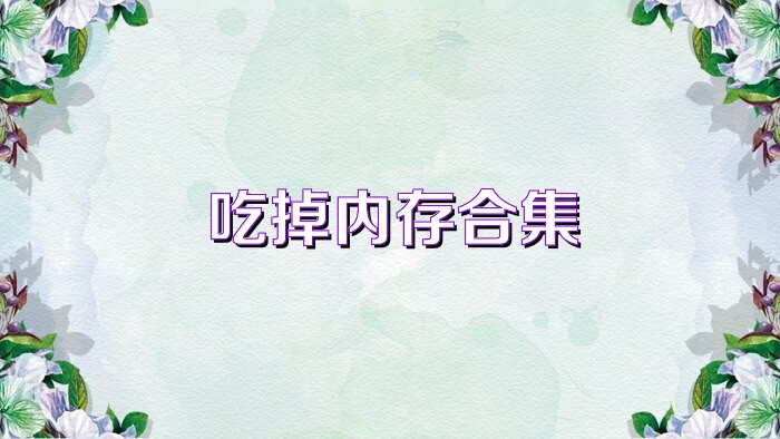吃掉内存合集