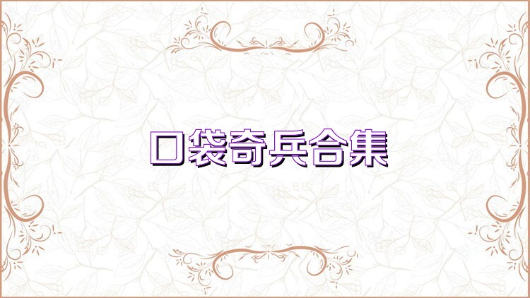 口袋奇兵合集