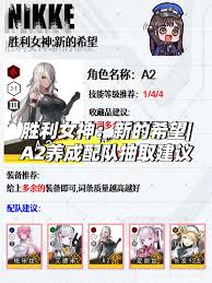 胜利女神新的希望A2怎么养成配队