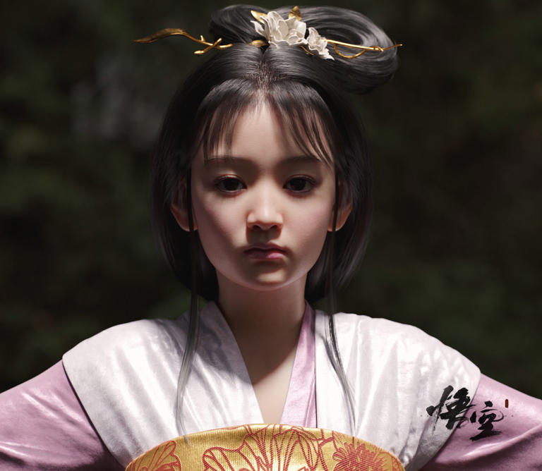 《黑神话：悟空》蜘蛛精六妹早期模型曝光2