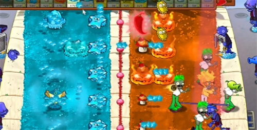 《PVZ杂交版》益智模式冰火两重天过关攻略详解4