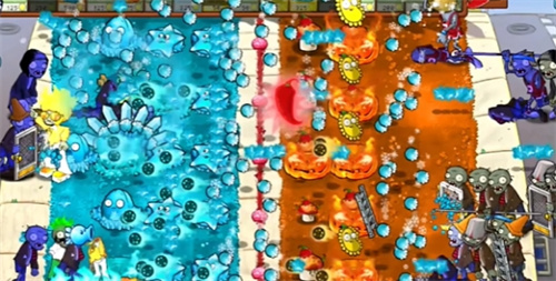 《PVZ杂交版》益智模式冰火两重天过关攻略详解5