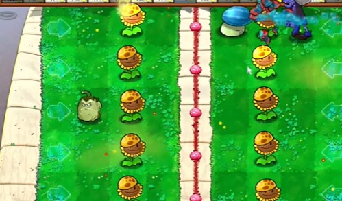 《PVZ杂交版》益智模式两面夹击通关图文攻略3