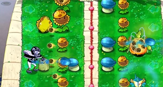 《PVZ杂交版》益智模式两面夹击通关图文攻略4