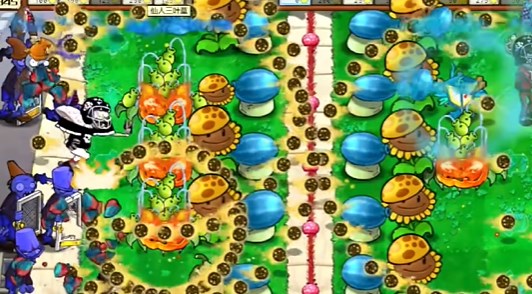 《PVZ杂交版》益智模式两面夹击通关图文攻略6