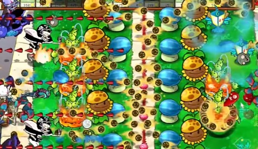 《PVZ杂交版》益智模式两面夹击通关图文攻略7