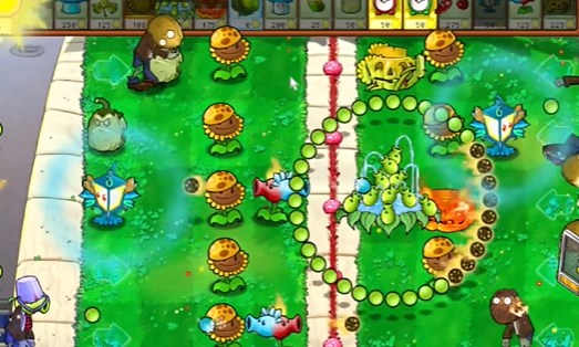 《PVZ杂交版》益智模式继续夹击图文通关流程3