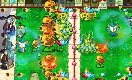 《PVZ杂交版》益智模式继续夹击图文通关流程4