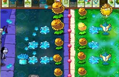 《植物大战僵尸杂交版》益智模式晨昏线过关图文详解4