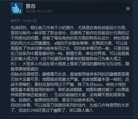《刀剑神域：碎梦边境》Steam多半好评优化待提升5