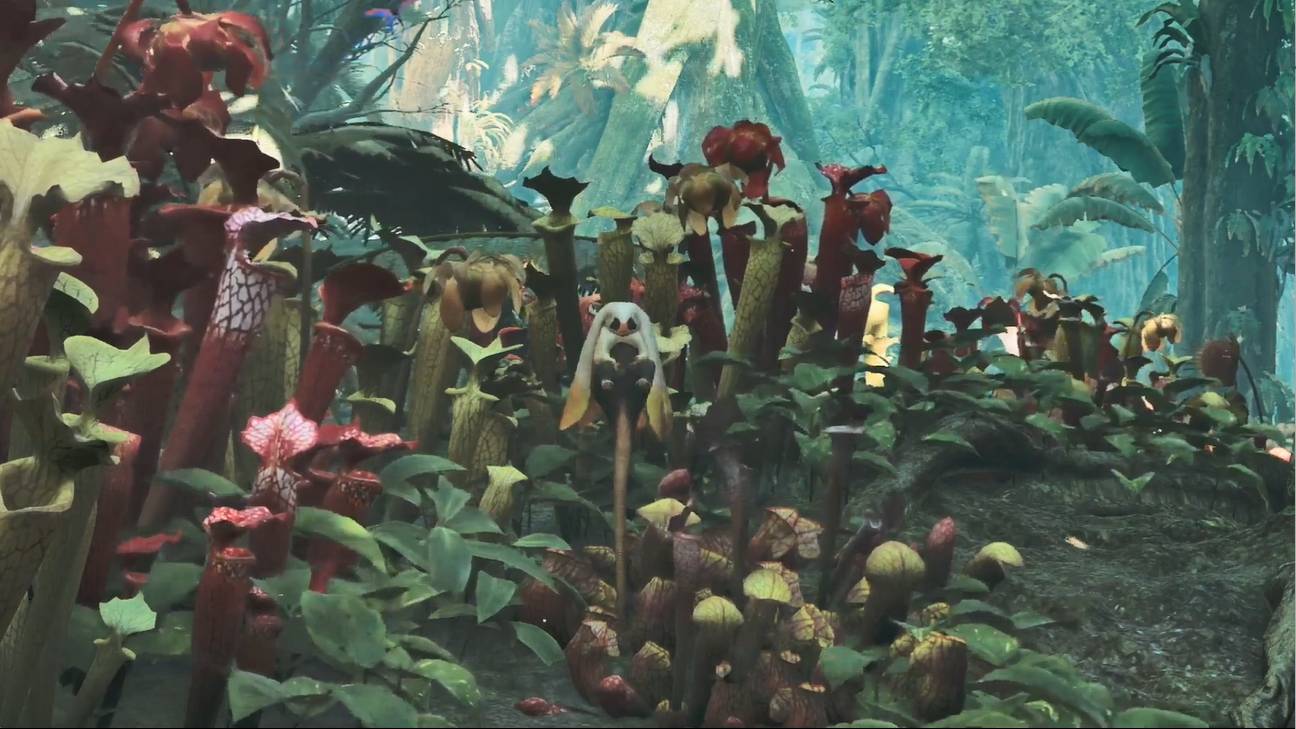 《怪物猎人：荒野》环境生物花少女介绍PV发布5