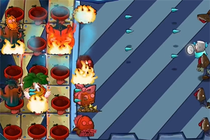 《pvz杂交版》英雄模式爆炸装置通关方法3