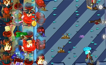 《pvz杂交版》英雄模式爆炸装置通关方法4