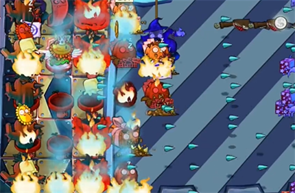 《pvz杂交版》英雄模式爆炸装置通关方法5