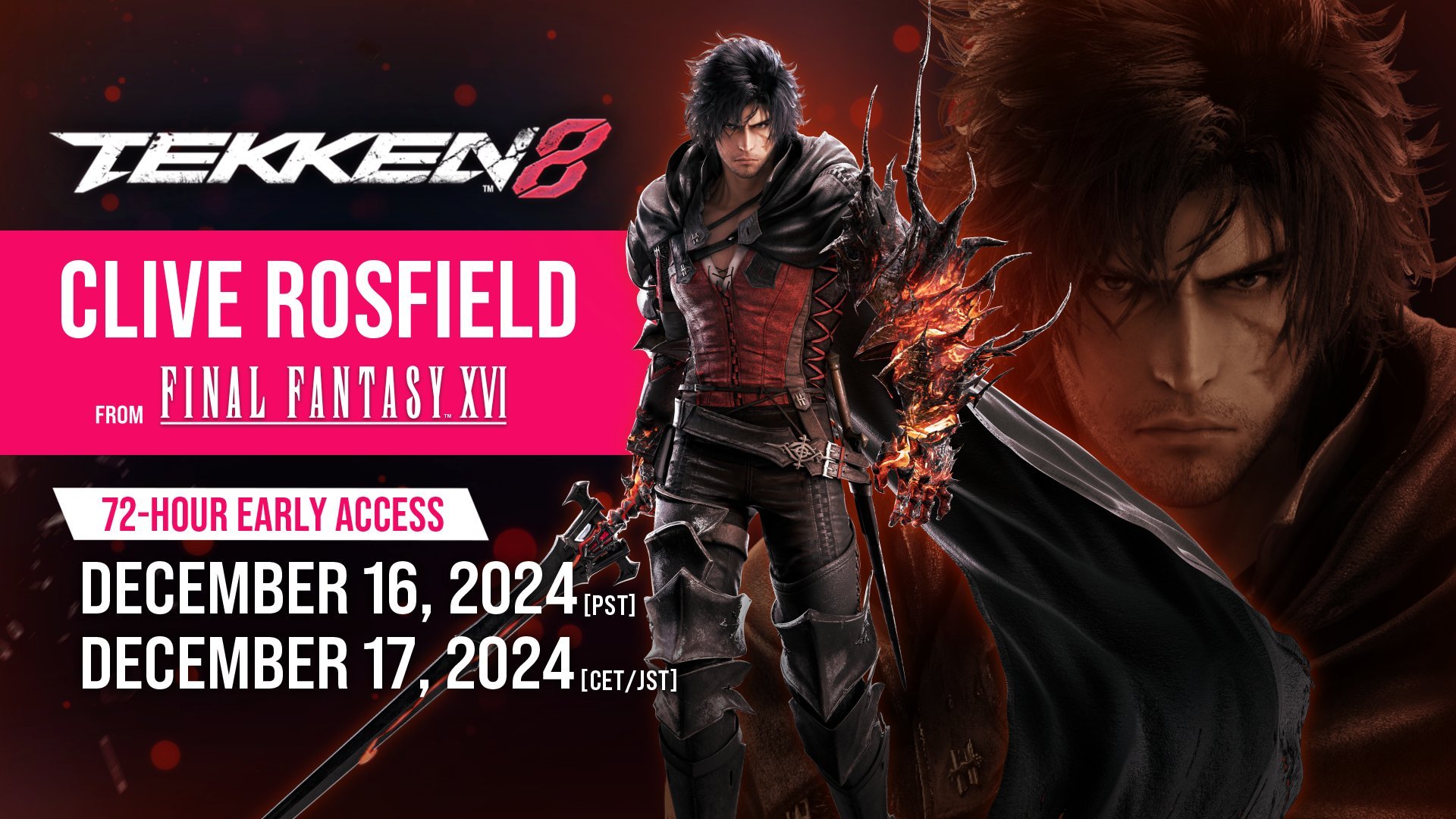 《铁拳8》总监谈《FF16》联动灵感克莱夫眼神太帅1