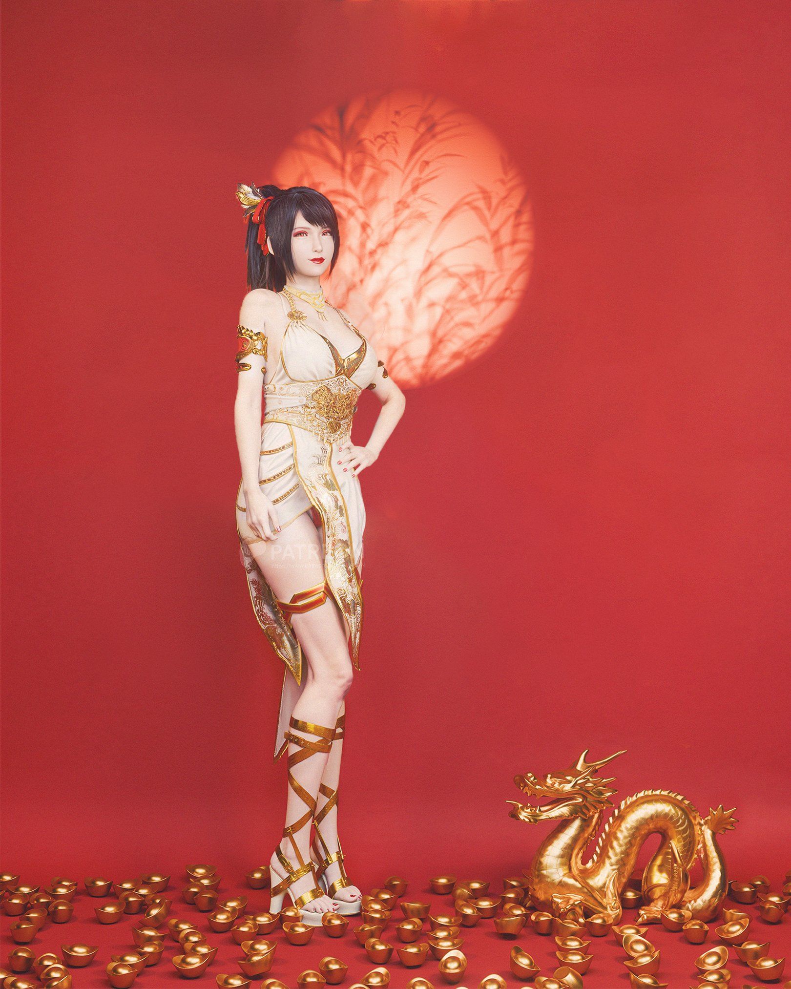 博主分享《最终幻想7》蒂法3D渲染美图6