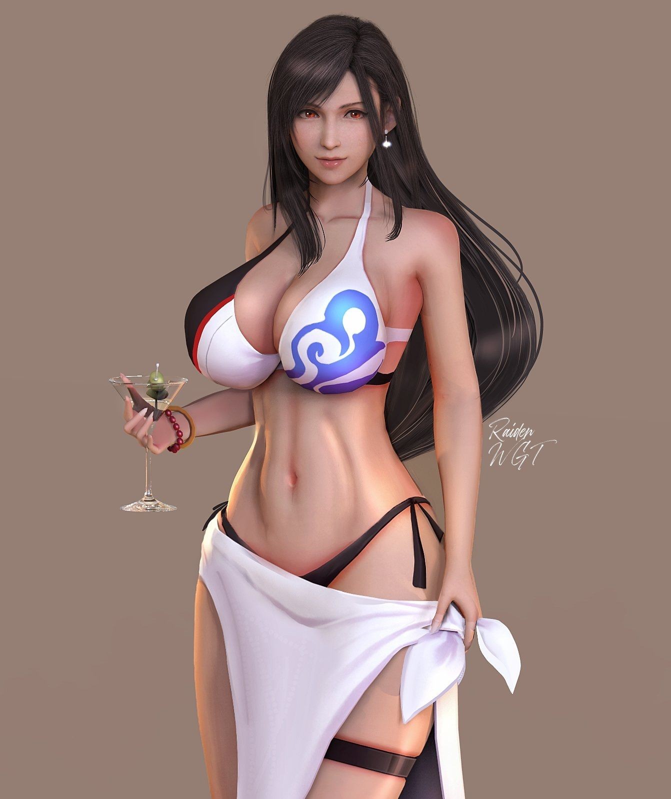 博主分享最终幻想7蒂法3D性感美图 引发热议
