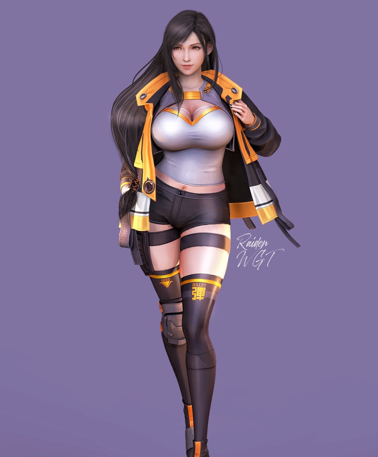 博主分享《最终幻想7》蒂法3D性感美图引发热议2