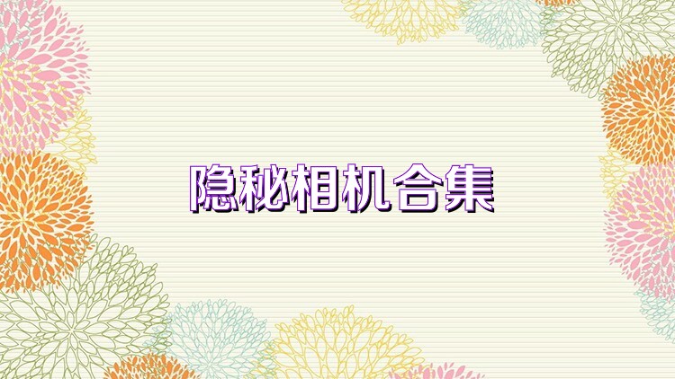隐秘相机合集