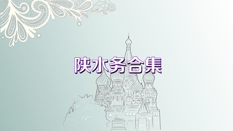 陕水务合集