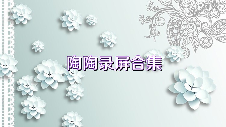 陶陶录屏合集