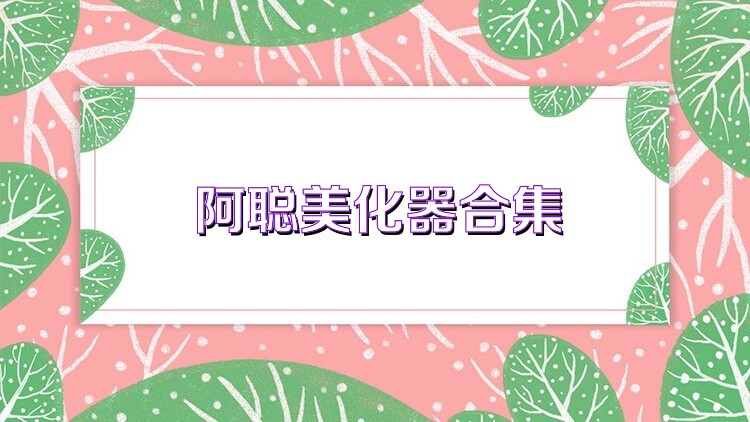 阿聪美化器合集