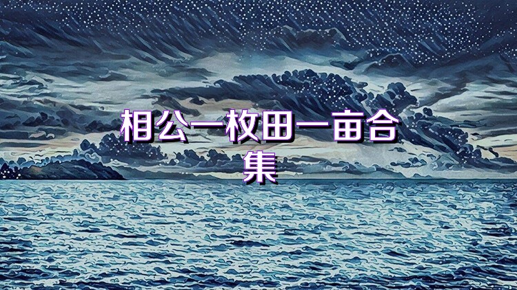 相公一枚田一亩合集
