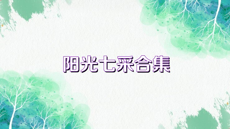 阳光七采合集