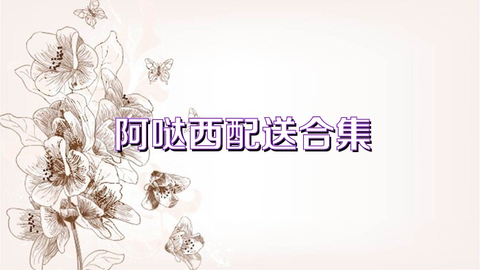 阿哒西配送合集