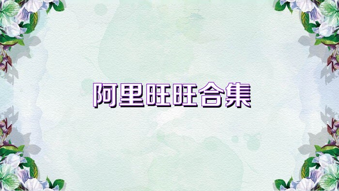 阿里旺旺合集