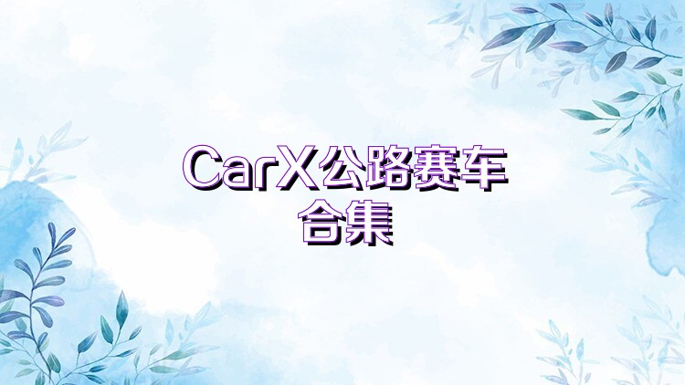 CarX公路赛车合集