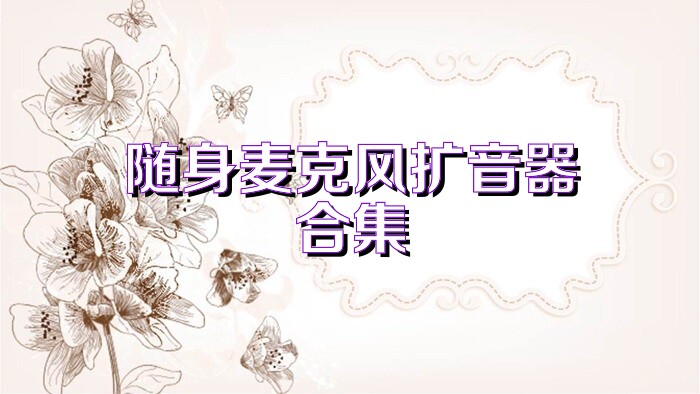 随身麦克风扩音器合集