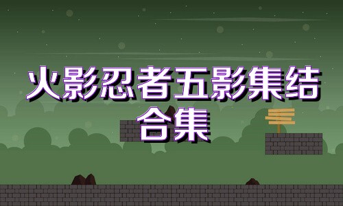 火影忍者五影集结合集