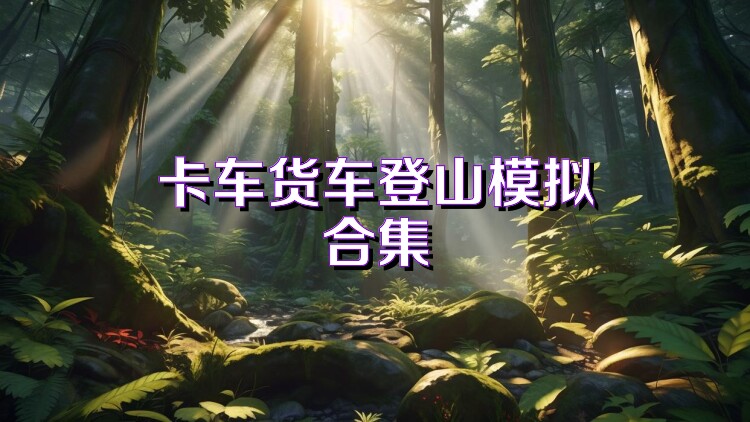 卡车货车登山模拟合集