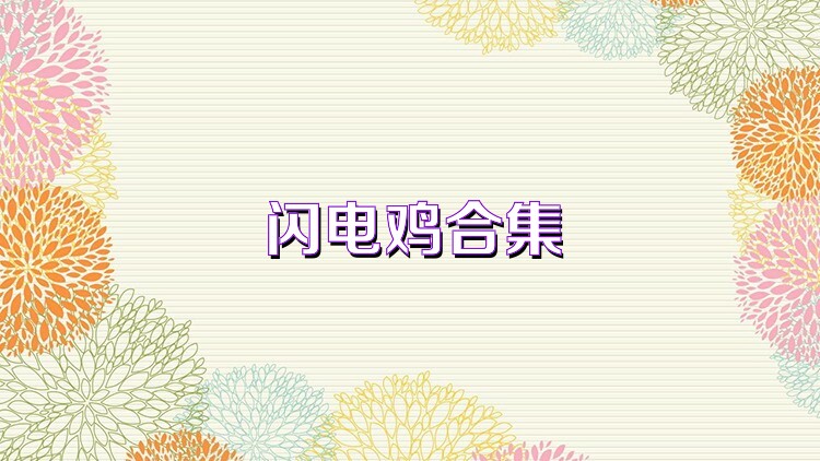 闪电鸡合集