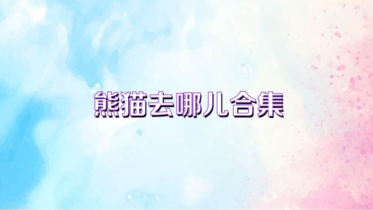 熊猫去哪儿合集