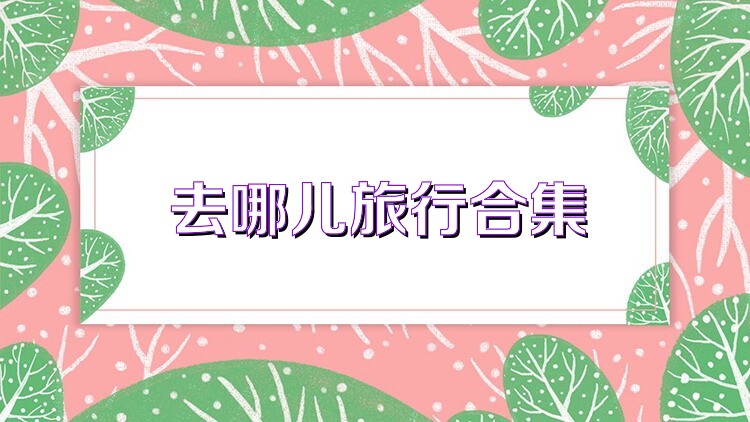 去哪儿旅行合集